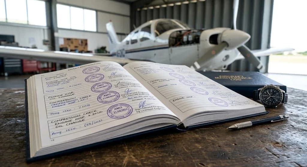 Aircraft Maintenance Logs and Insurance: Why the Logbook Decides the Claim